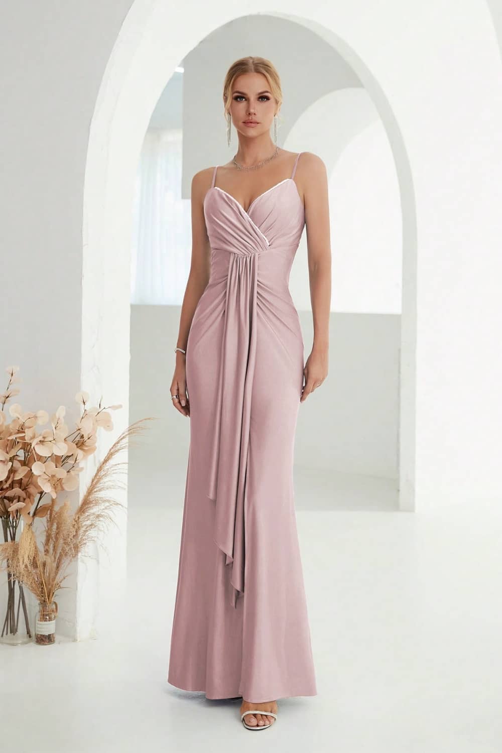 Robe Satin <br> Dos Nu