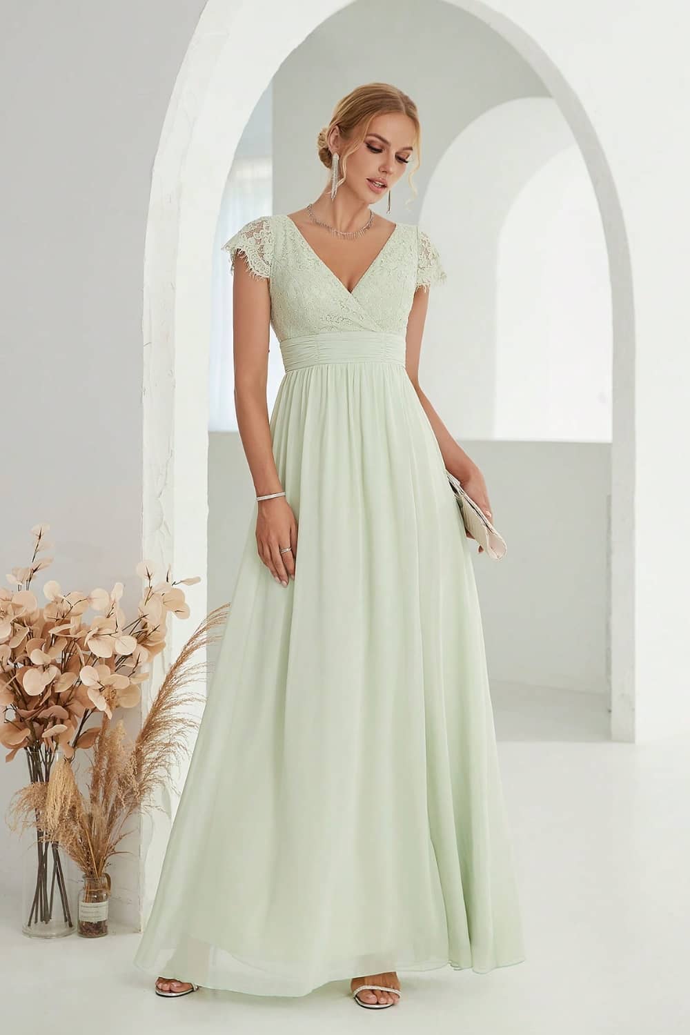 Robe Trapèze Chic <br> Pour Mariage