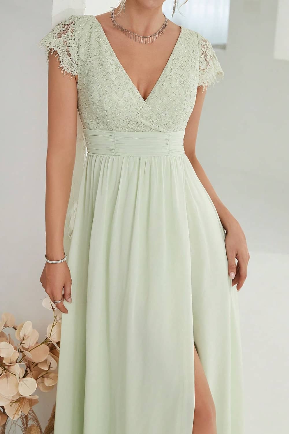 Robe Trapèze Chic <br> Pour Mariage