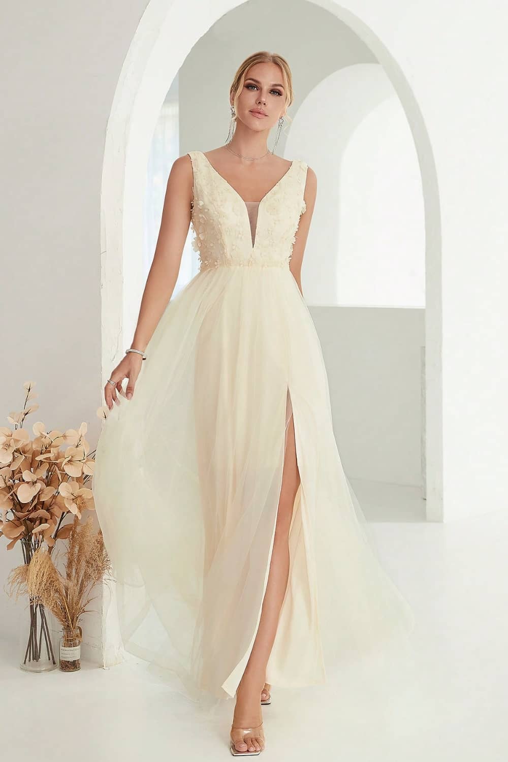 Robe Tulle Fleurie