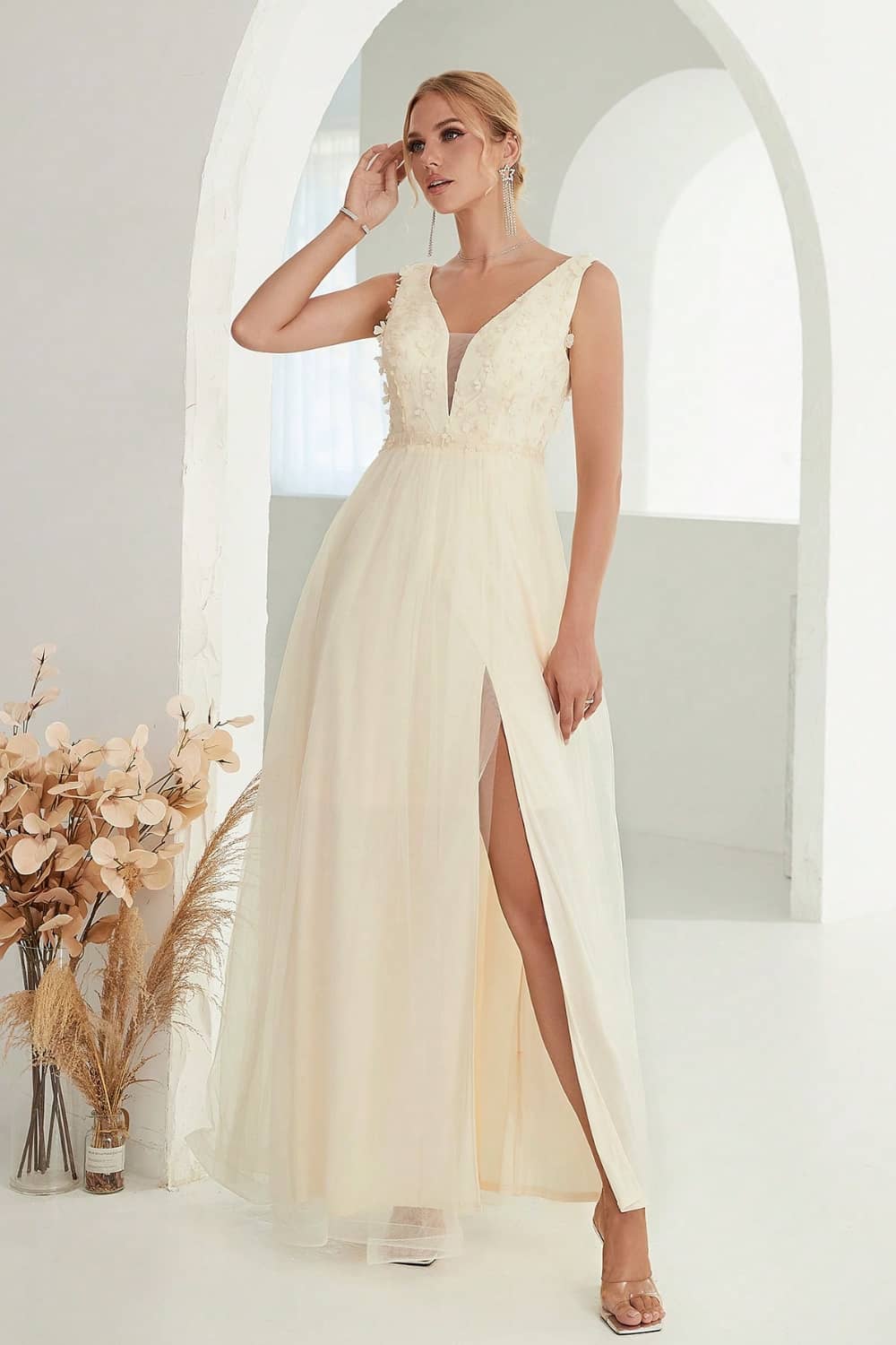 Robe Tulle Fleurie