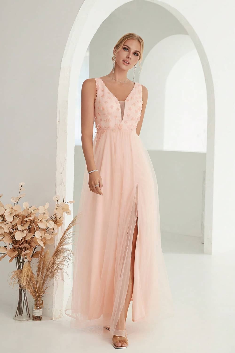 Robe Tulle Fleurie