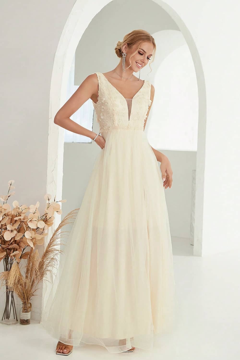 Robe Tulle Fleurie