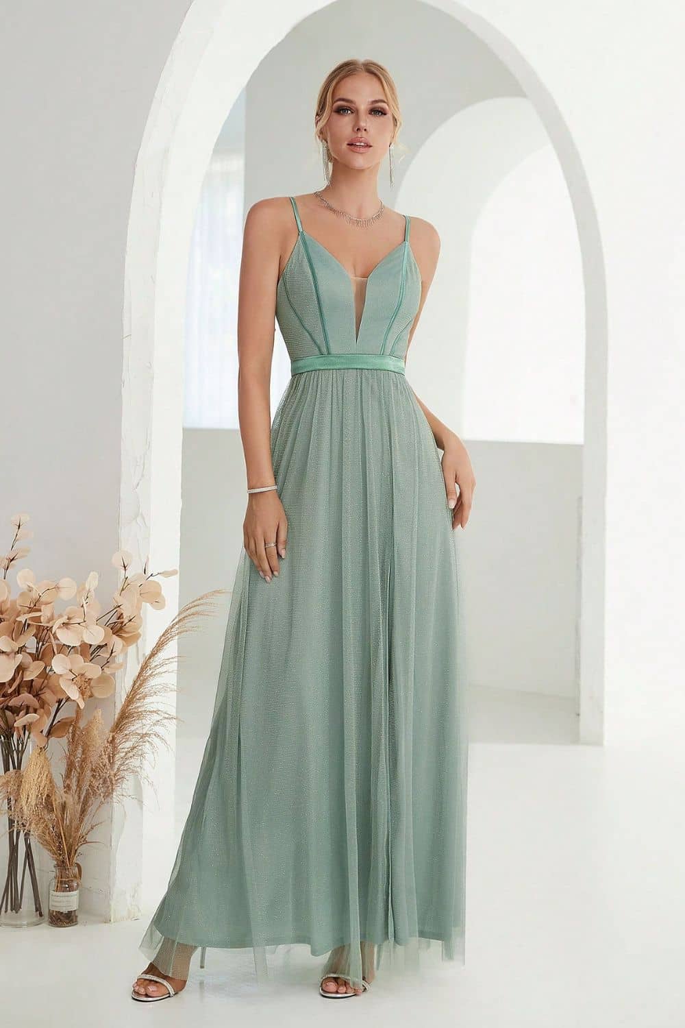 Robe Tulle Pailleté Mariage