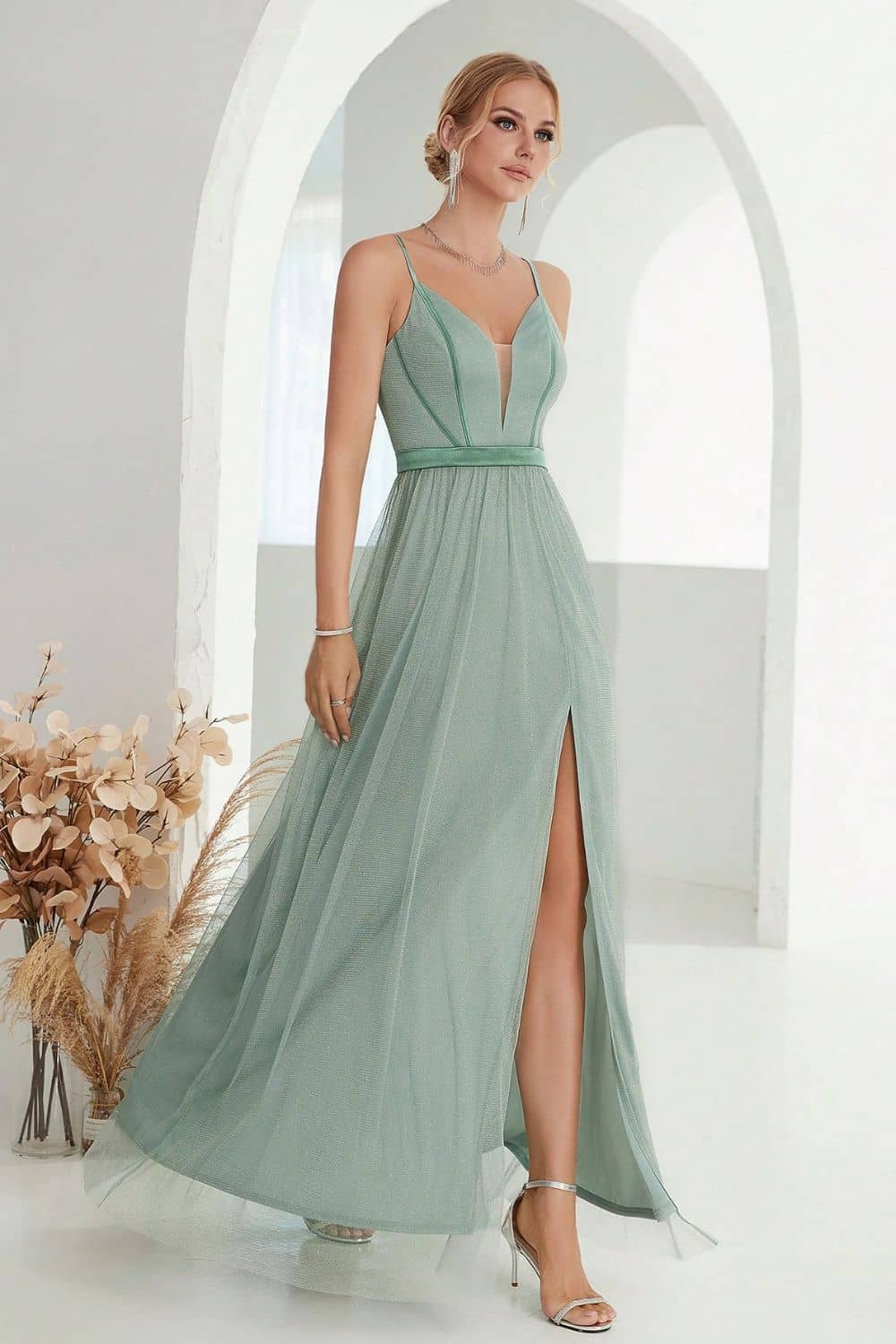 Robe Tulle Pailleté Mariage