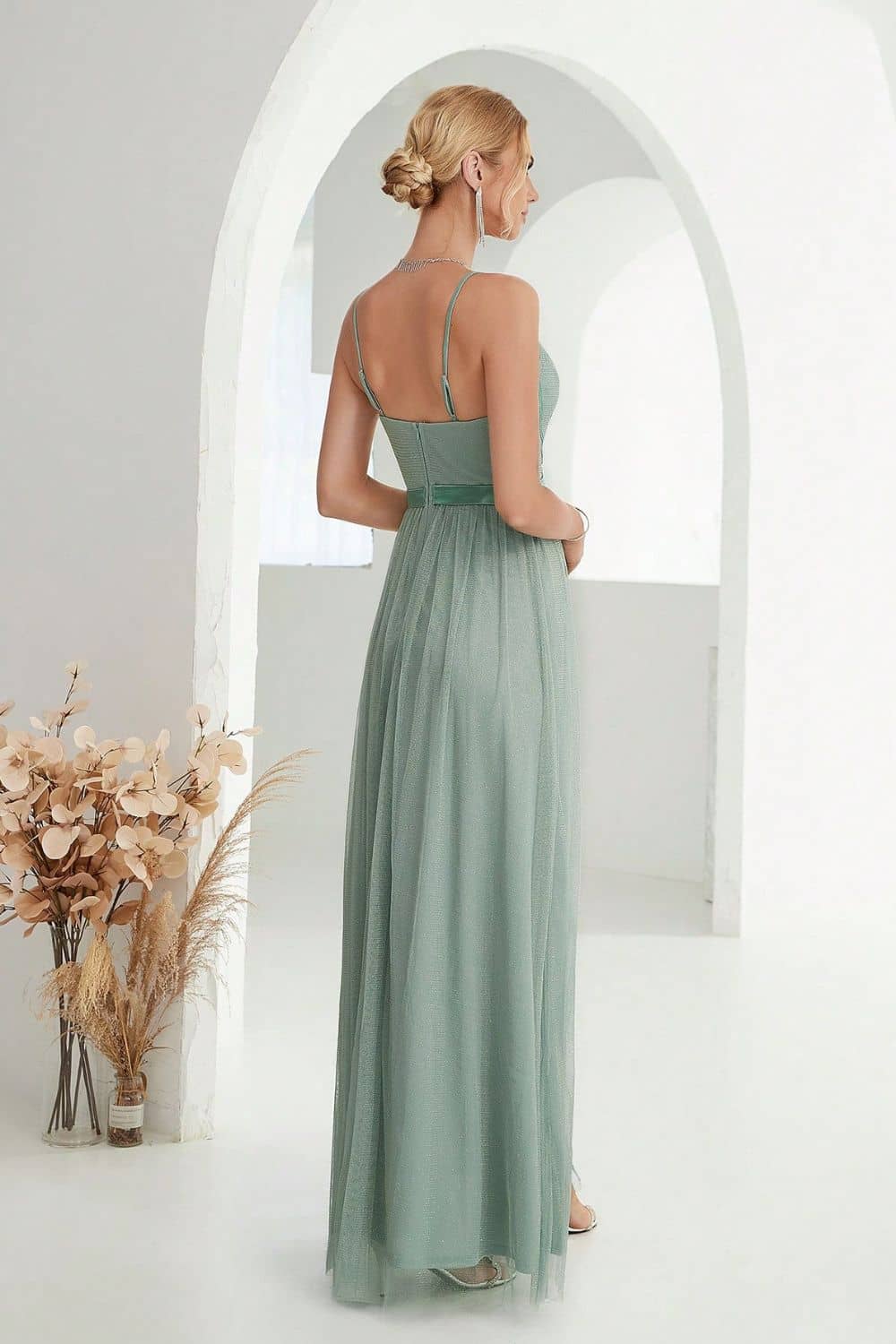 Robe Tulle Pailleté Mariage